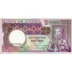 1973 - Angola P107 500 Escudos banknote