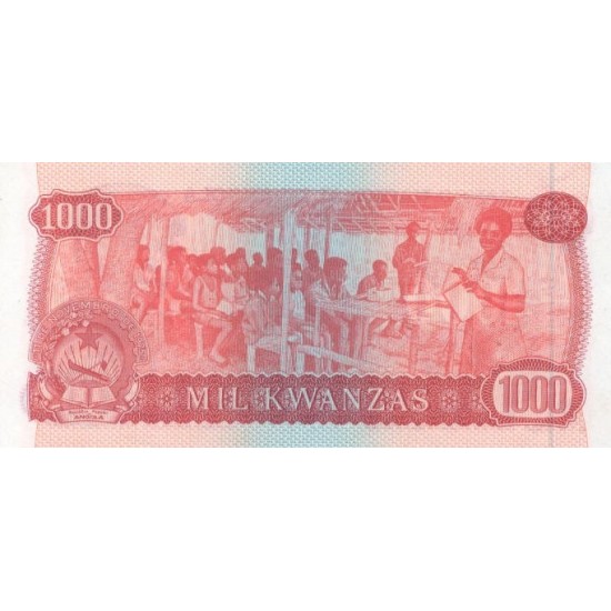 1976 - Angola P113 1000 Kwanzas banknote 1976 - Angola P113 1000 Kwanzas banknote