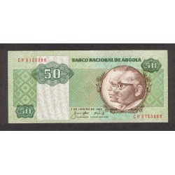 1984 - Angola P118 50 Kwanzas banknote