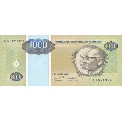 1995 - Angola P135 Billete de 1000 Kwanzas reajustados