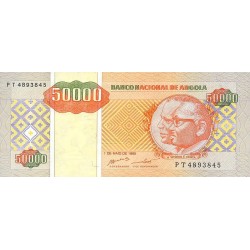 1995 - Angola  P138 Billete de 50.000 Kwanzas reajustados