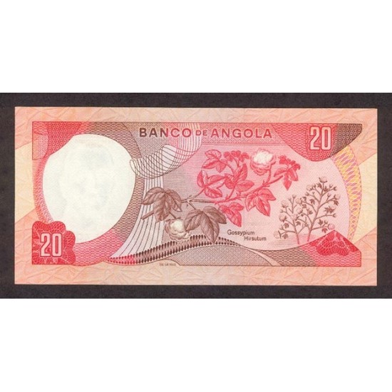 1972 - Angola P99 20 Escudos banknote 1972 - Angola P99 20 Escudos banknote