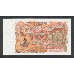 1970 -Argelia-Pic-127b-billete-de-10-Dinars