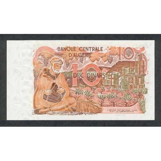 1970 - Argelia Pic 127b 10 Dinars notebank 1970 - Argelia Pic 127b 10 Dinars notebank