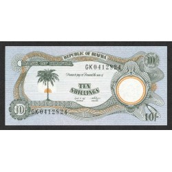 1968/69 - Biafra p4 billete de 10 Shillings