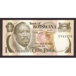 1976 - Boswana PIC 1    1 Pula banknote