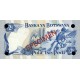 1979 - Boswana PIC 2s 2 Pulas Banknote Specimen 1979 - Boswana PIC 2s 2 Pulas Banknote Specimen