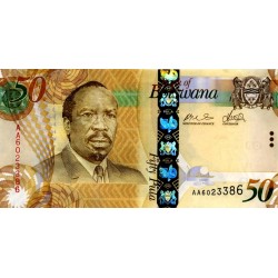 2009 -  Boswana PIC 32   billete de 50 Pulas