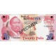 1979 - Boswana PIC 5as 20 Pulas Banknote Specimen 1979 - Boswana PIC 5as 20 Pulas Banknote Specimen