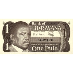 1983 - Boswana PIC 6    1 Pula banknote