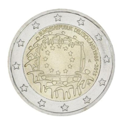 2015 - Alemania Moneda 2€ conmemorativa 30 Anv. Bandera Europea (G)