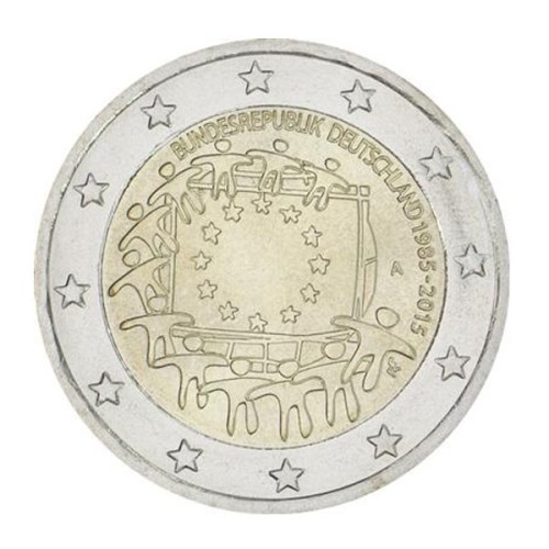 2015 - Alemania Moneda 2€ conmemorativa 30 Anv. Bandera Europea (F)
