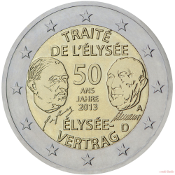 2013 - Alemania Moneda 2€ conmemorativa Eliseo (D)