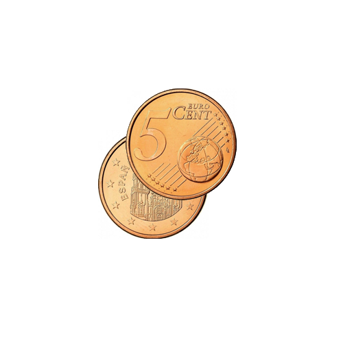 1999 - Spain 5 Euro Cent Coin