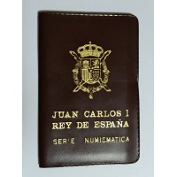 1975/76 - Official FNMT brown mint set, 76 star (6 values)