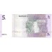 1997 - Congo Democratic Republic PIC 86A 5 Francs banknote