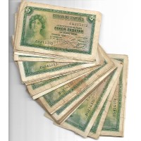 LOTE de billetes de ESPAÑA (40 billetes GU 380 RC/BC)