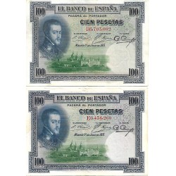 1925 - España GU 356 100 pesetas BC