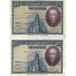 1928 - España GU 365 25 pesetas BC