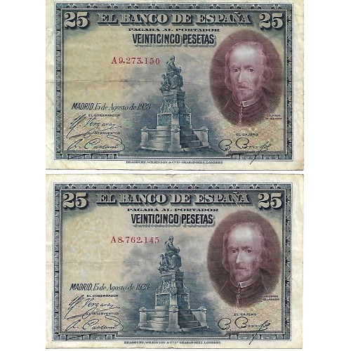 1928 - España GU 365 25 pesetas BC