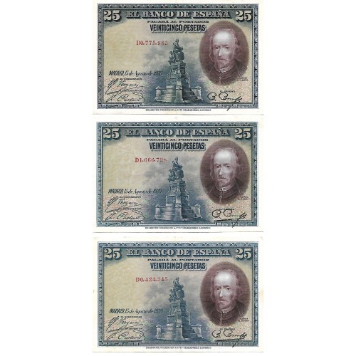 1928 - España GU 366 billete de 25 pesetas EBC