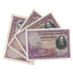 1928 - Spain PIC 75 50 pesetas F