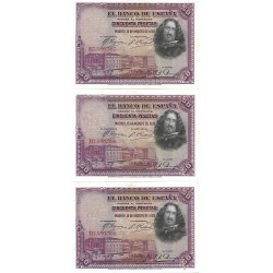 1928 - Spain PIC 75 50 pesetas UNC-