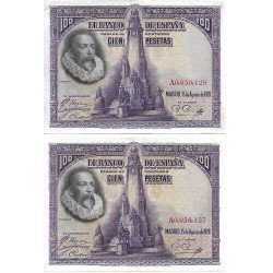 1928 - Spain PIC 76 100 pesetas UNC- 1928 - Spain PIC 76 100 pesetas UNC-