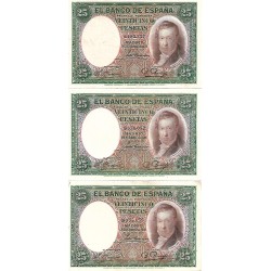 1931 - Spain PIC 81 25 pesetas XF