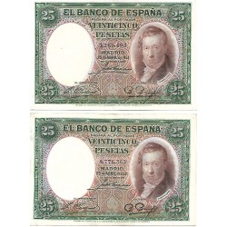 1931 - Spain PIC 81 25 pesetas VF 1931 - Spain PIC 81 25 pesetas VF