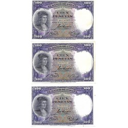 1931 - Spain PIC 83 100 pesetas VF