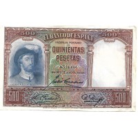 1931 - Spain PIC 84 500 pesetas F