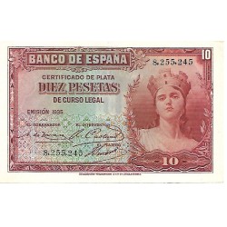 1935 - España GU 381 10 pesetas S/C