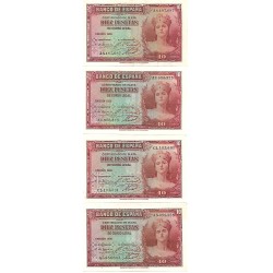 1935 - España GU 382 10 pesetas EBC