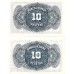 1935 - España GU 382 billete de 10 pesetas MBC
