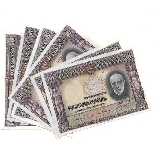 1938 - España GU 383 billete de 50 pesetas EBC