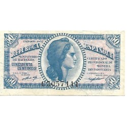 1937 - Spain PIC 93 50 cent VF 1937 - Spain PIC 93 50 cent VF