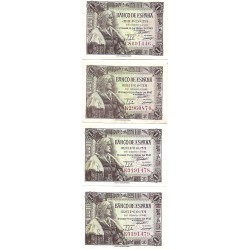 1945 - Spain PIC 128 1 peseta XF 1945 - Spain PIC 128 1 peseta XF