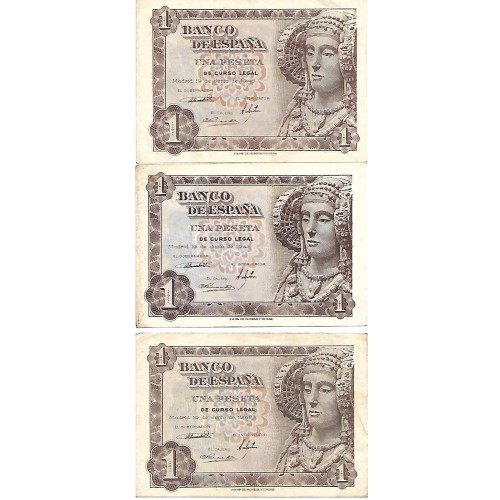 1948 - España GU 443 billete de 1 peseta EBC