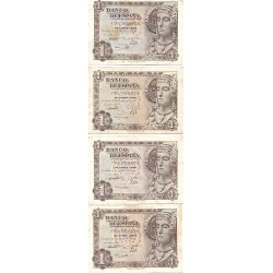 1948 - Spain PIC 135 1 peseta VF