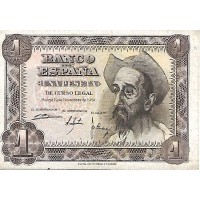 1951 - Spain PIC 139 1 peseta F