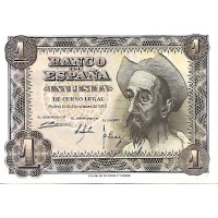 1951 - Spain PIC 139 1 peseta XF