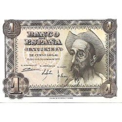 1951 - España GU 445 billete de 1 peseta EBC 1951 - España GU 445 billete de 1 peseta EBC