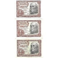 1953 - Spain PIC 144 1 peseta F