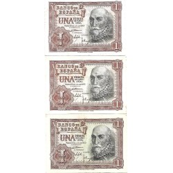 1953 - Spain PIC 144 1 peseta F 1953 - Spain PIC 144 1 peseta F