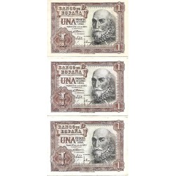 1953 - Spain PIC 144 1 peseta VF 1953 - Spain PIC 144 1 peseta VF