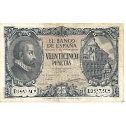 1940 - Spain PIC 116 25 pesetas F 1940 - Spain PIC 116 25 pesetas F