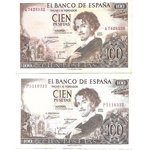1965 - España GU 494 100 pesetas MBC