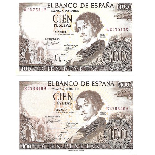 1970 - España GU 497 billete de 100 pesetas EBC