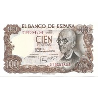 1970 - Spain PIC 152 100 pesetas UNC